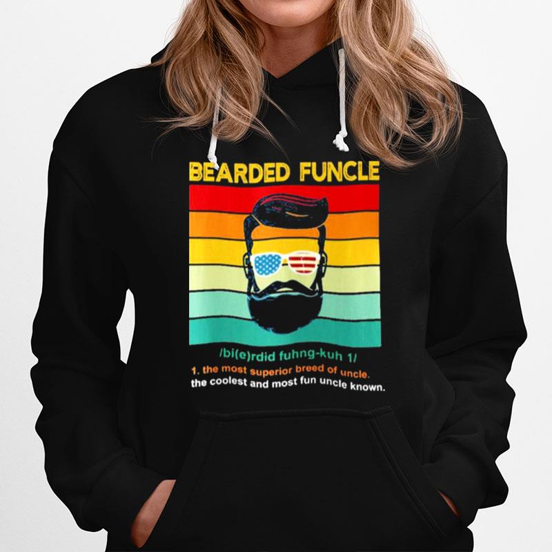 Bearded Funcle Vintage Hoodie