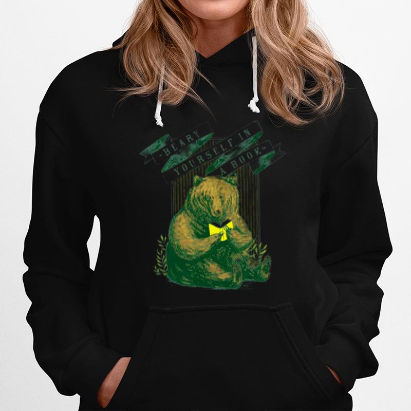 Beary Yourself In A Book Hoodie