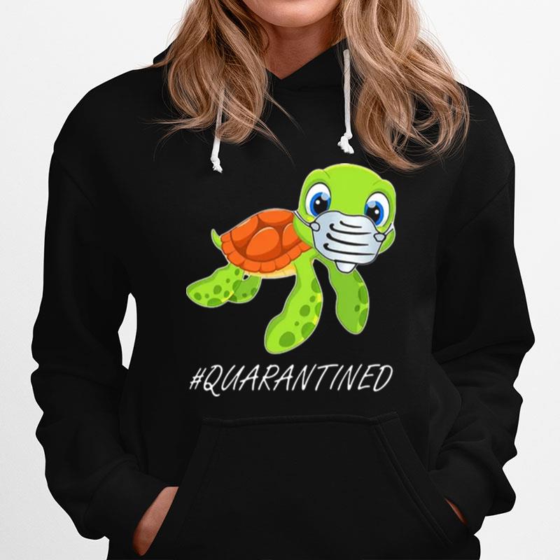 Beautiful Turtle Mask Quarantined Covid 19 Hoodie