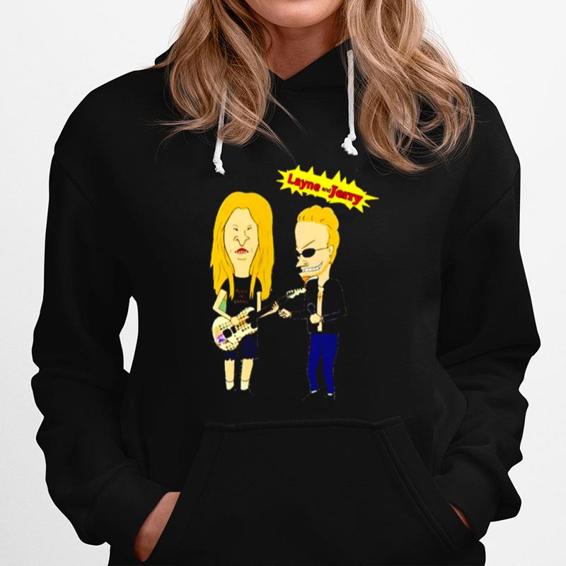 Beavis And Butt Head Layne And Jerry Hoodie