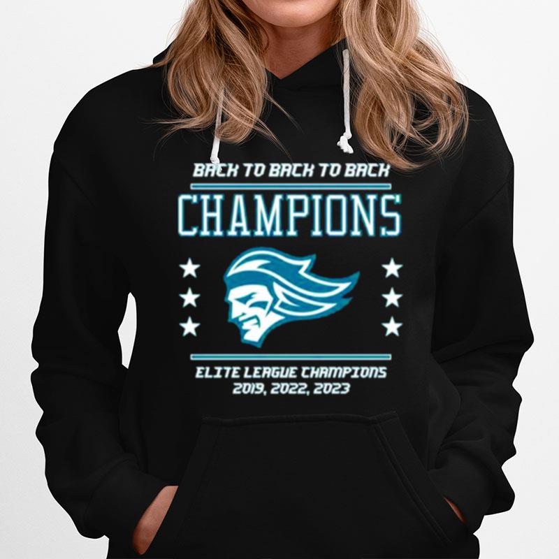 Belfast Giants Back To Back To Back Champions Elite League Champions 3 Time Hoodie