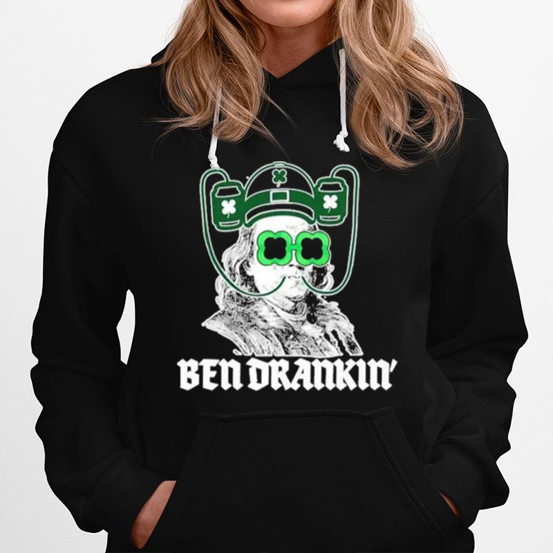 Ben Drankin Benjamin Franklin St Patricks Day Hoodie