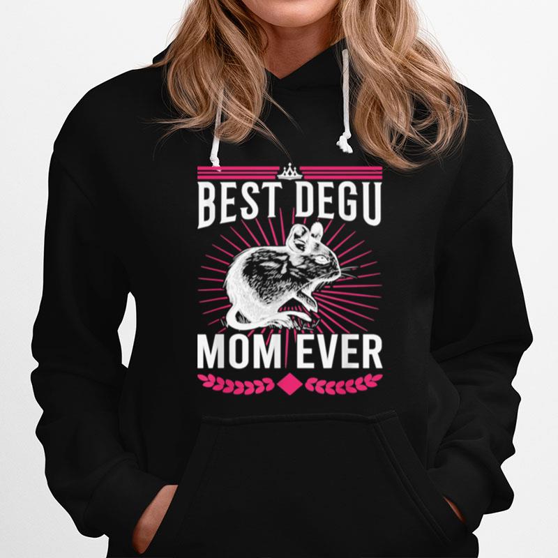 Best Degu Mom Ever Nagetiere Geschenk Hoodie