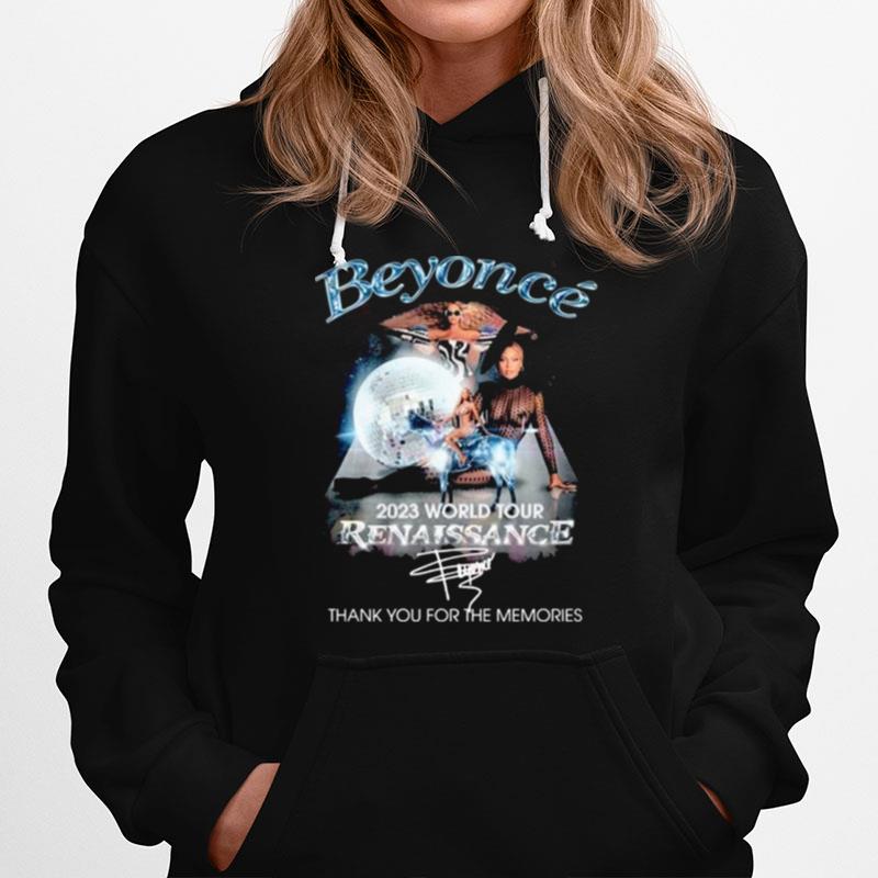 Beyonce 2023 World Tour Renaissance Thank You For The Memories Hoodie