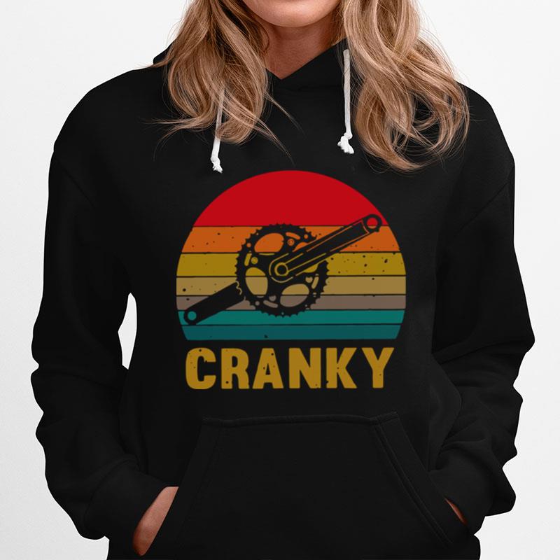 Bicycle Cranky Vintage Hoodie