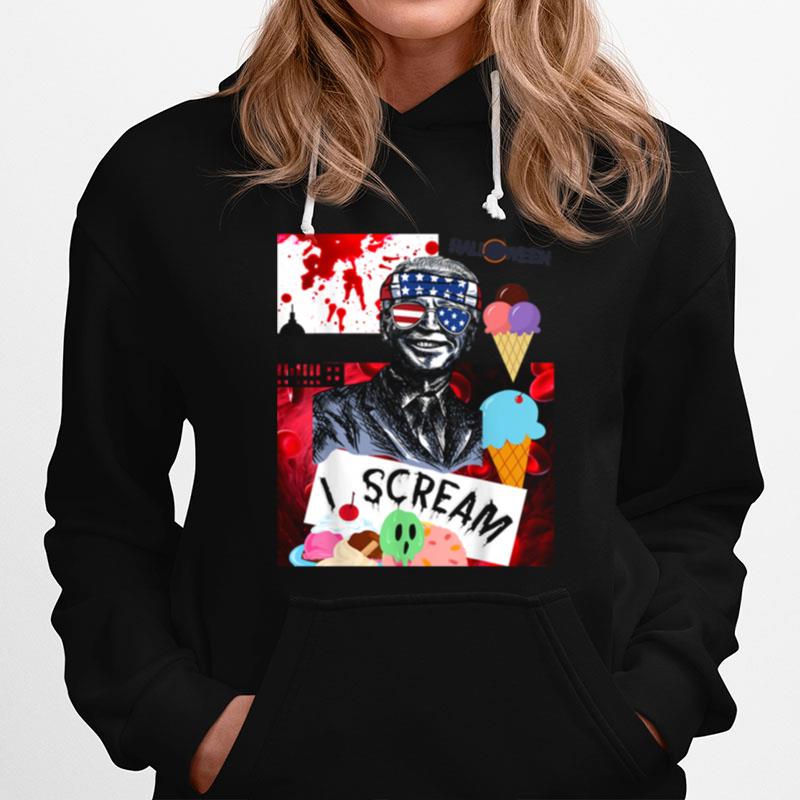 Biden Halloween We All Scream For Icecream Hoodie