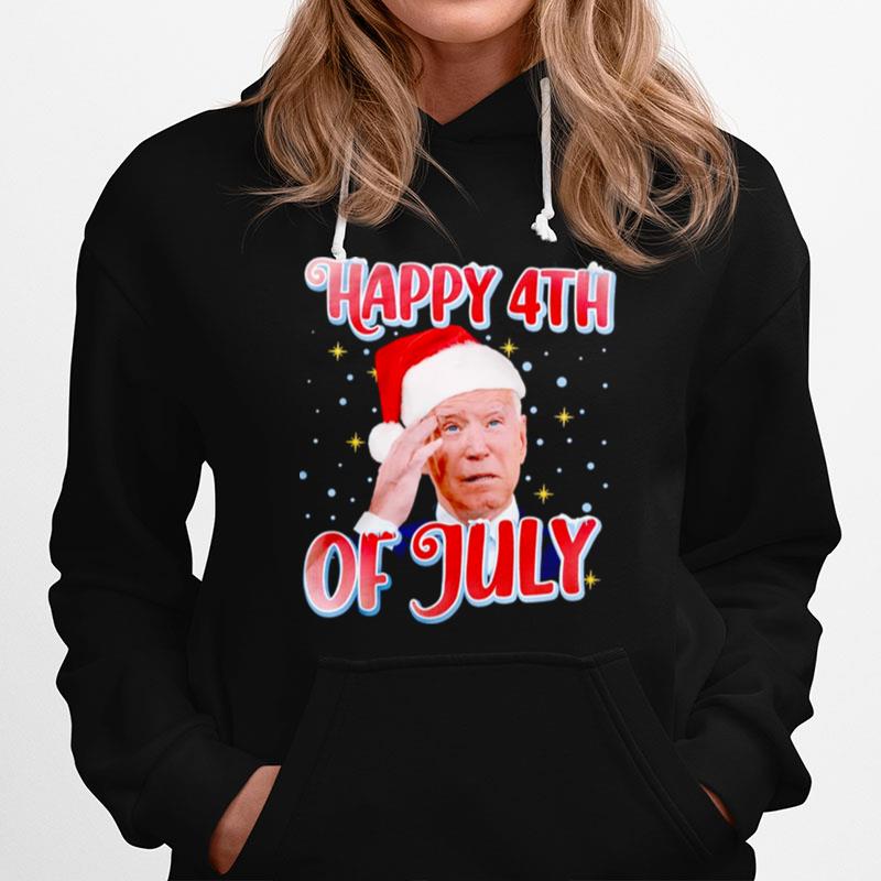 Biden Happy 4Th Christmas Hoodie