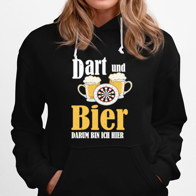 Bier Spruch Bullseye Evolution Papa Darten Jungs Hoodie