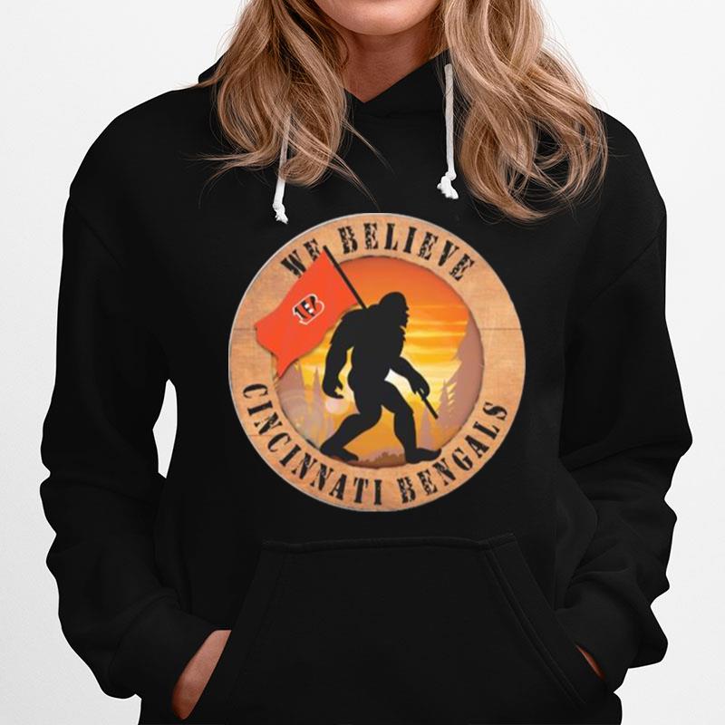 Bigfoot Cincinnati Bengals Logo 2022 We Believe T-Shirt