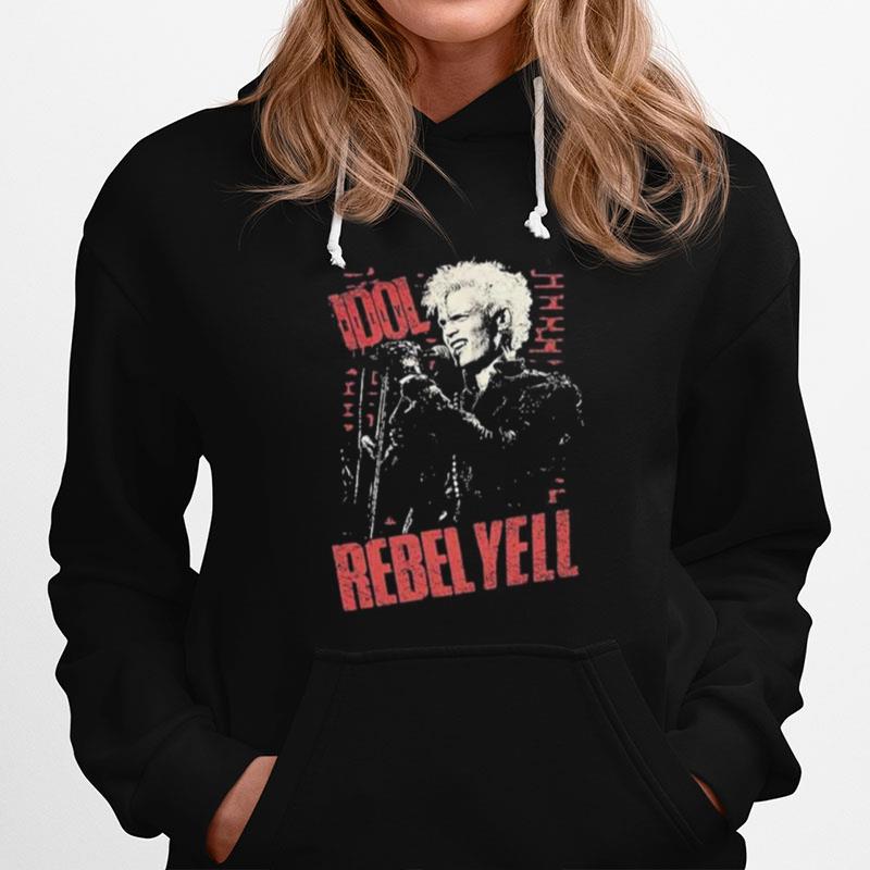 Billy Idol Rebel Yell Vintage Hoodie