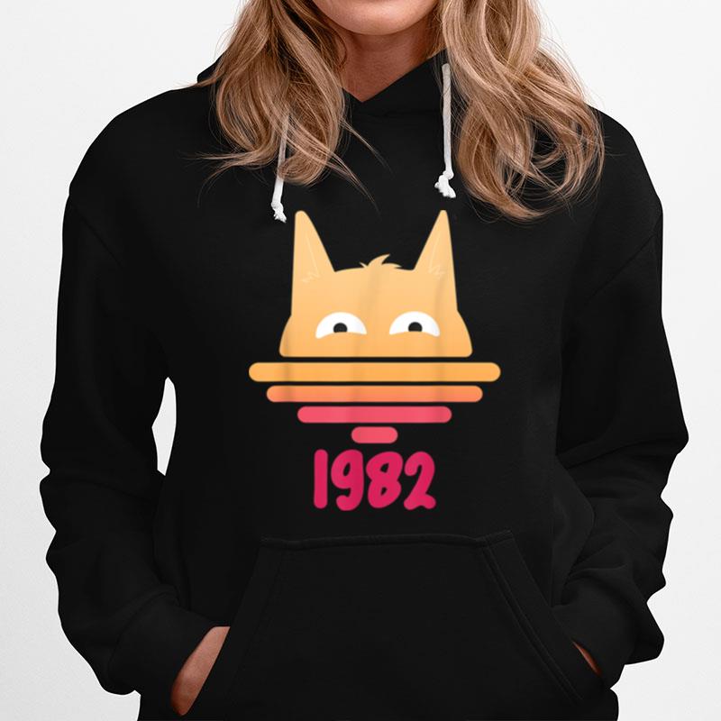 Birthday Cat 1982 Hoodie