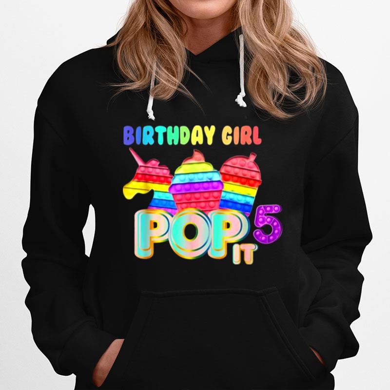 Birthday Girl 5 Pop It Hoodie
