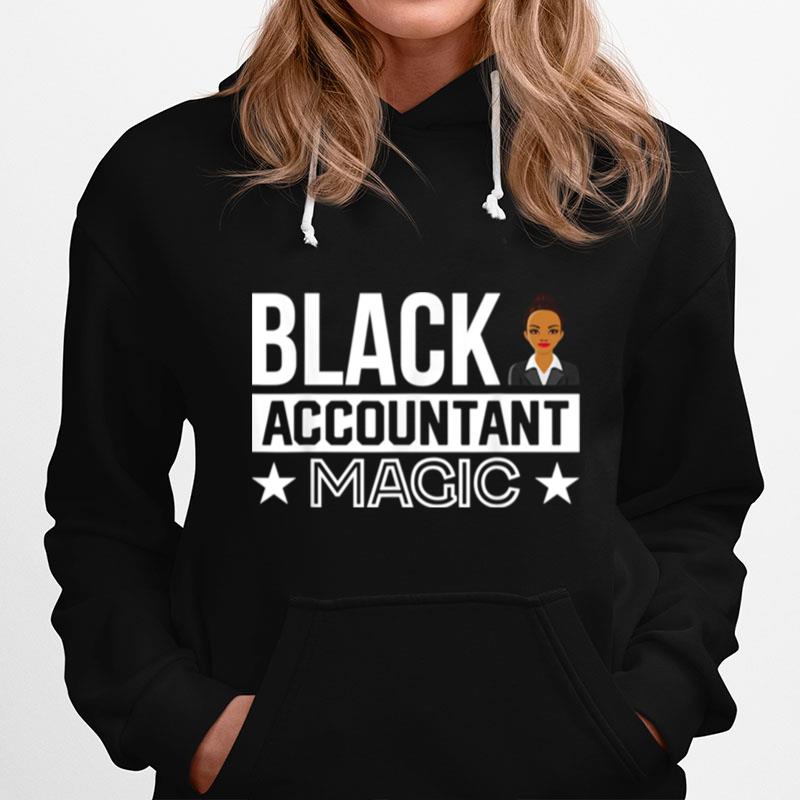 Black Accountant Magic Numbers Tax Season Hoodie