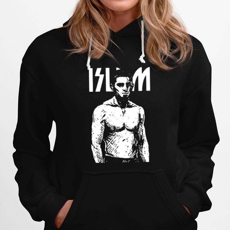 Black And White Design Islam Makhachev Ufc Fighter Hoodie