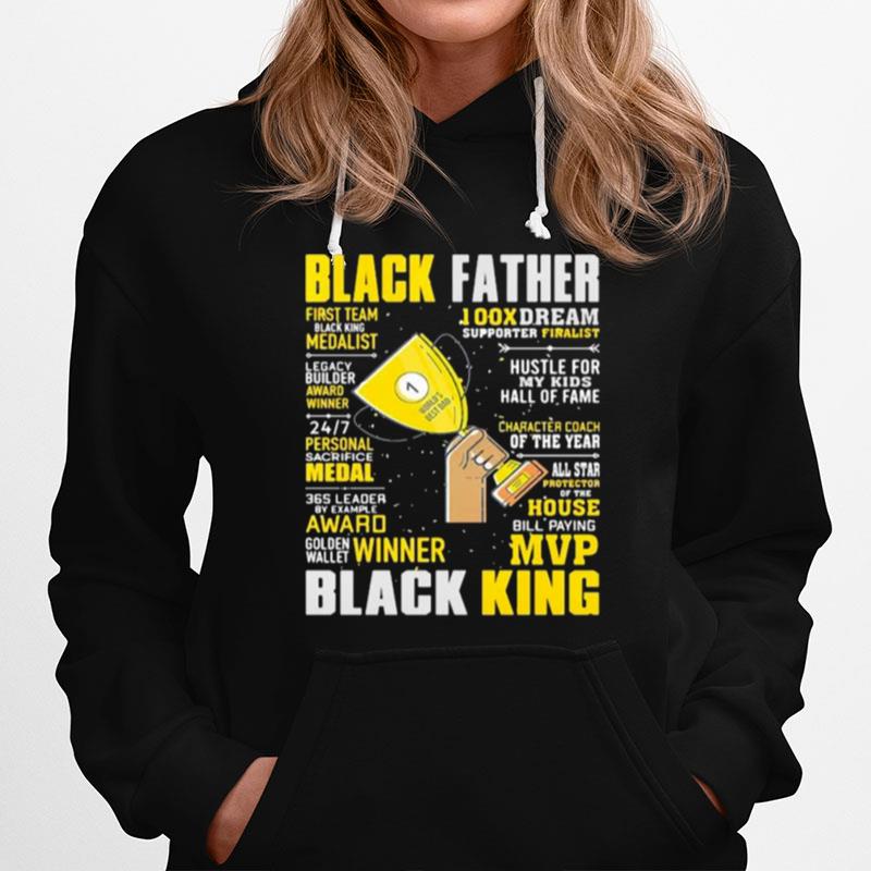 Black Father Black King Winner Cup Hoodie