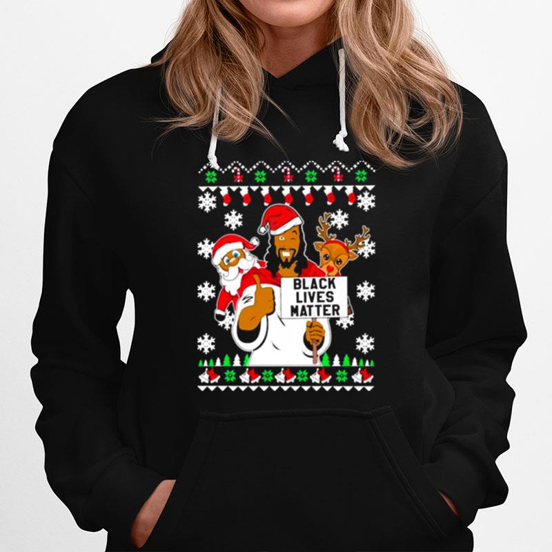Black Lives Matter Jeses Christmas Sweater Hoodie