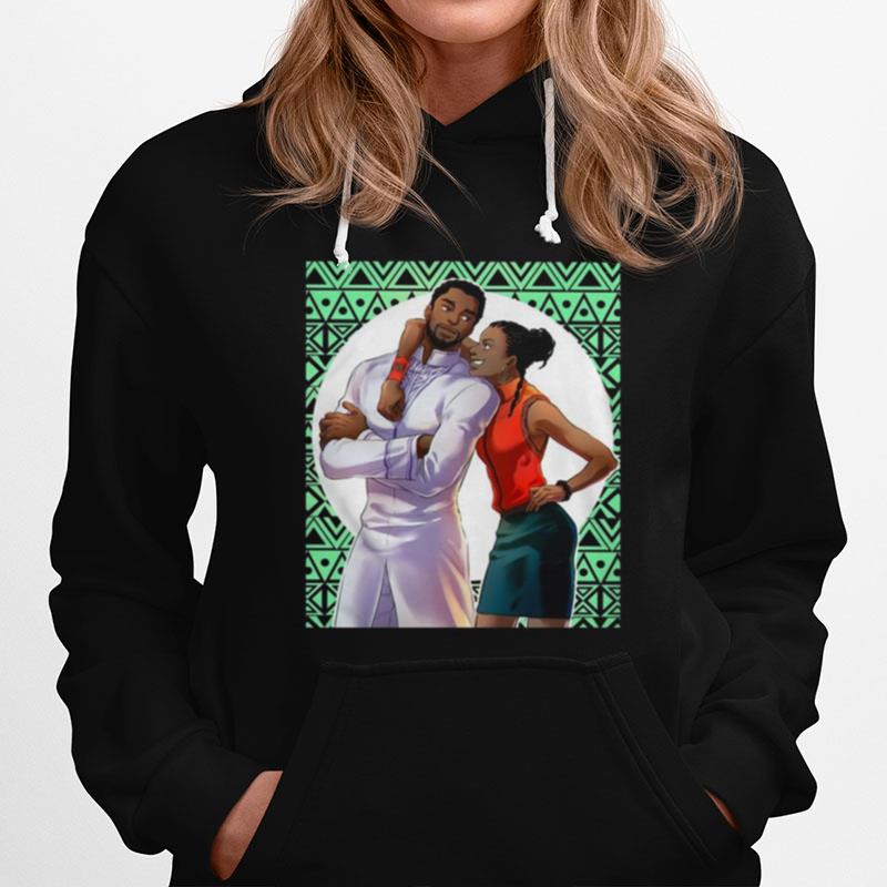 Black Panther Chadwick Boseman And Taylor T-Shirt