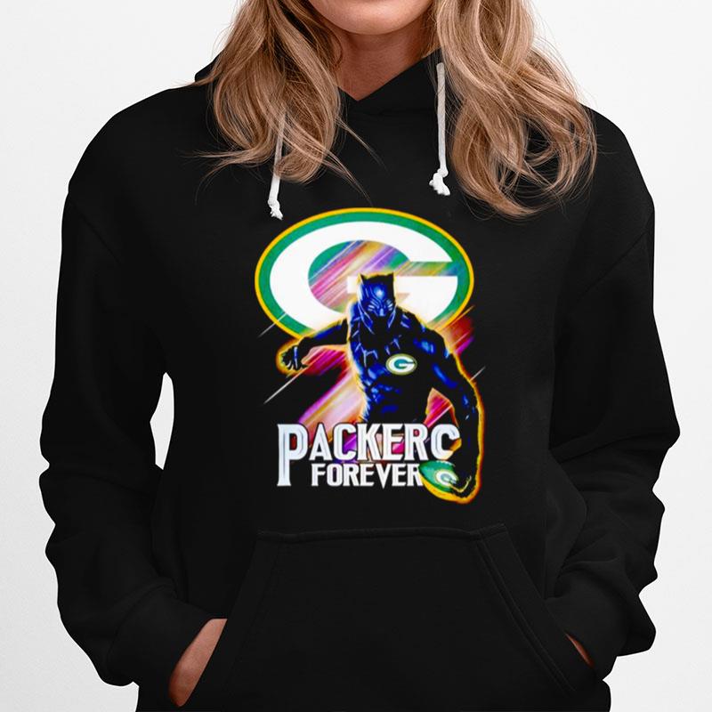Black Panther Packer Forever Green Bay Packers T-Shirt