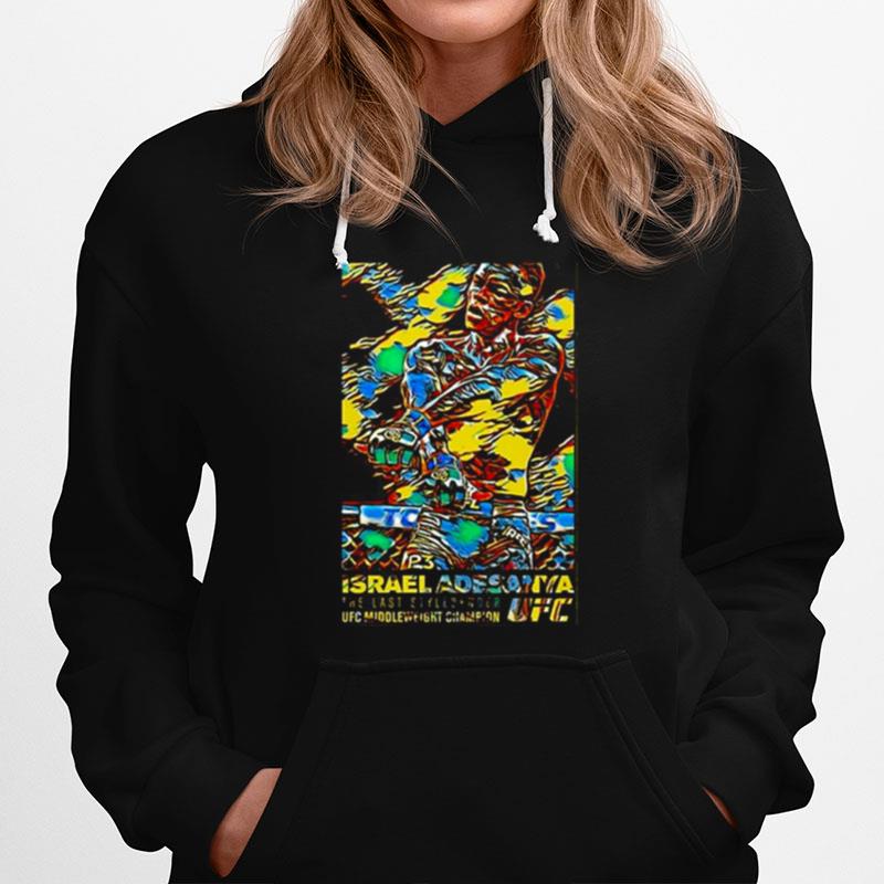 Black Portrait Israel Adesanya Hoodie