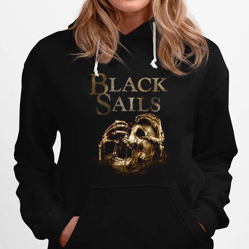 Black Sails Golden Skull Logo Hoodie