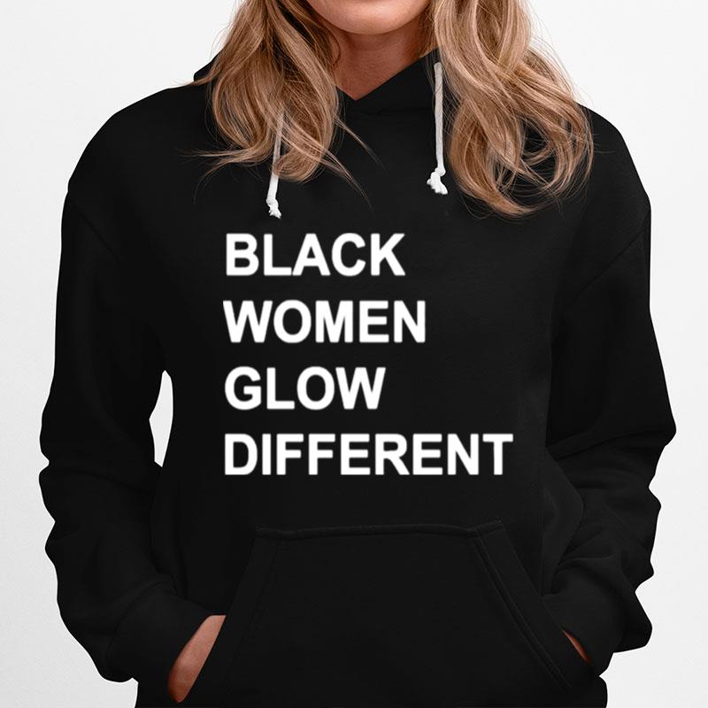 Black Women Glow Different Hoodie