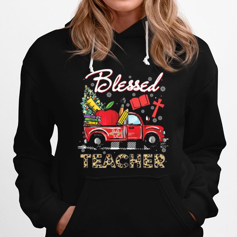 Blessed Teacher Car Hoodie