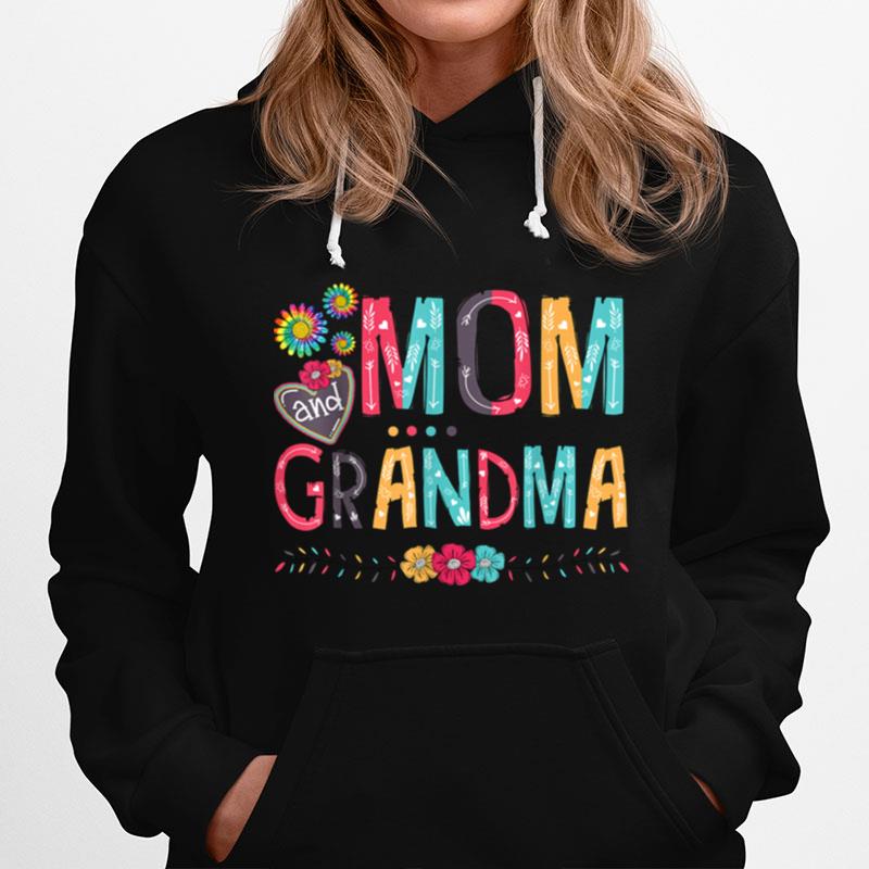 Blessed To Be Called Mom And Grandma Tie Dye Daisy Hoodie