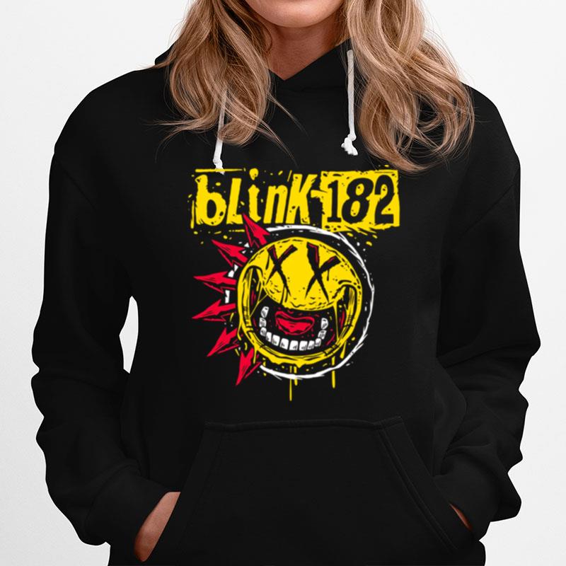 Blink 182 Punk Smiley New Art Hoodie