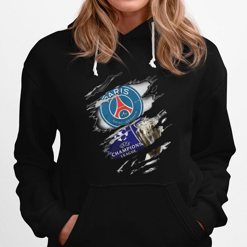 Blood Inside Me Paris Saint Germain Uefa Champions League Hoodie