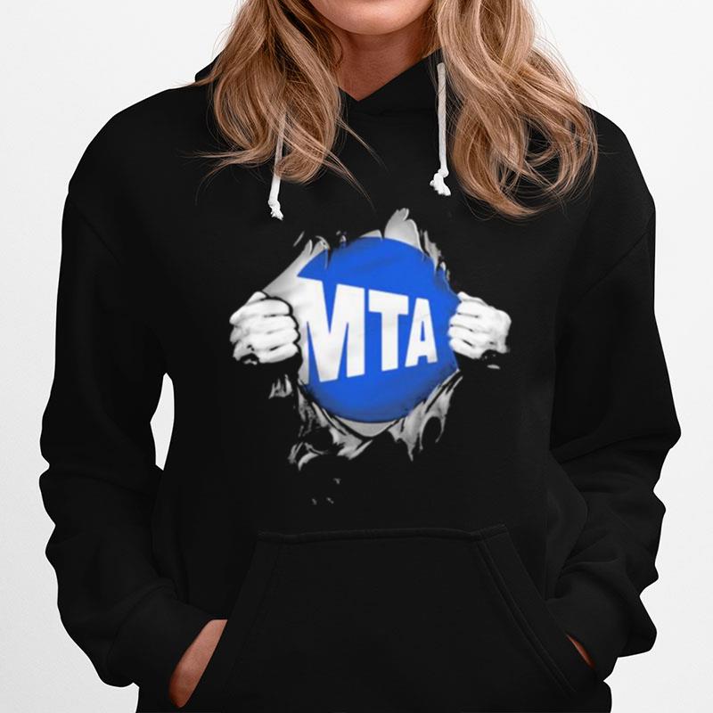 Blood Inside Mta Logo Hoodie