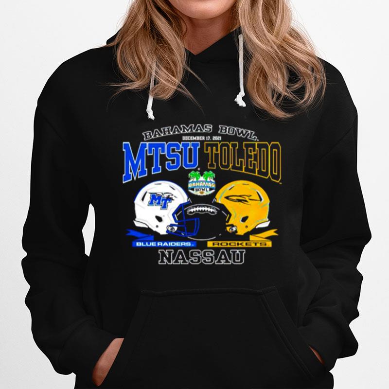 Blue Raiders Vs Rockets Bahamas Bowl Mtsu Toledo Hoodie