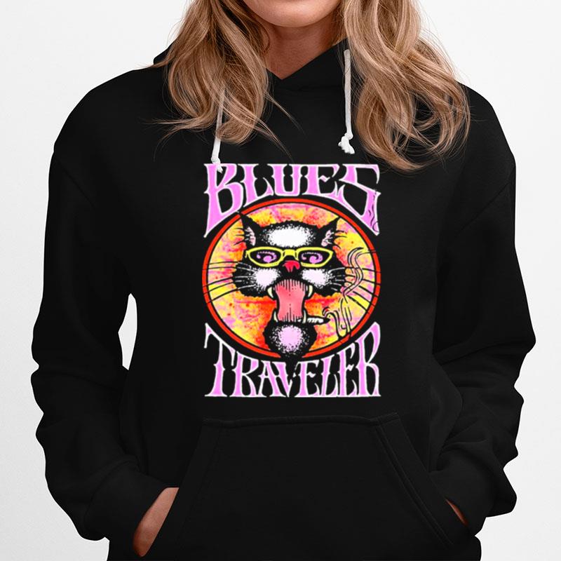 Blues Traveler Retro Art Cat Vintage Hoodie