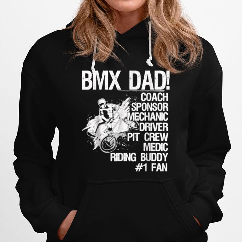 Bmx Dad Coach Sponsor Mechanic Driver T-Shirt