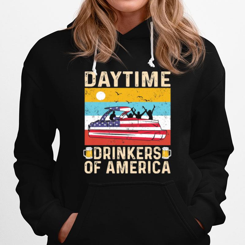 Boat Daytime Drinkers Of America Vintage T-Shirt