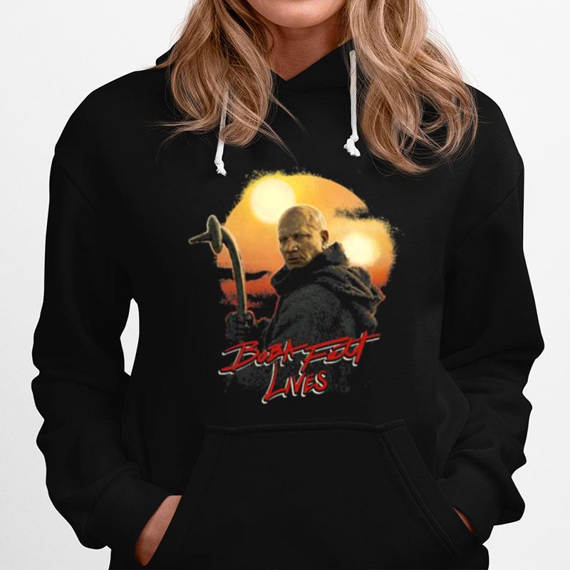 Boba Fett Lives Star Wars The Mandalorian R14 Sunset T-Shirt