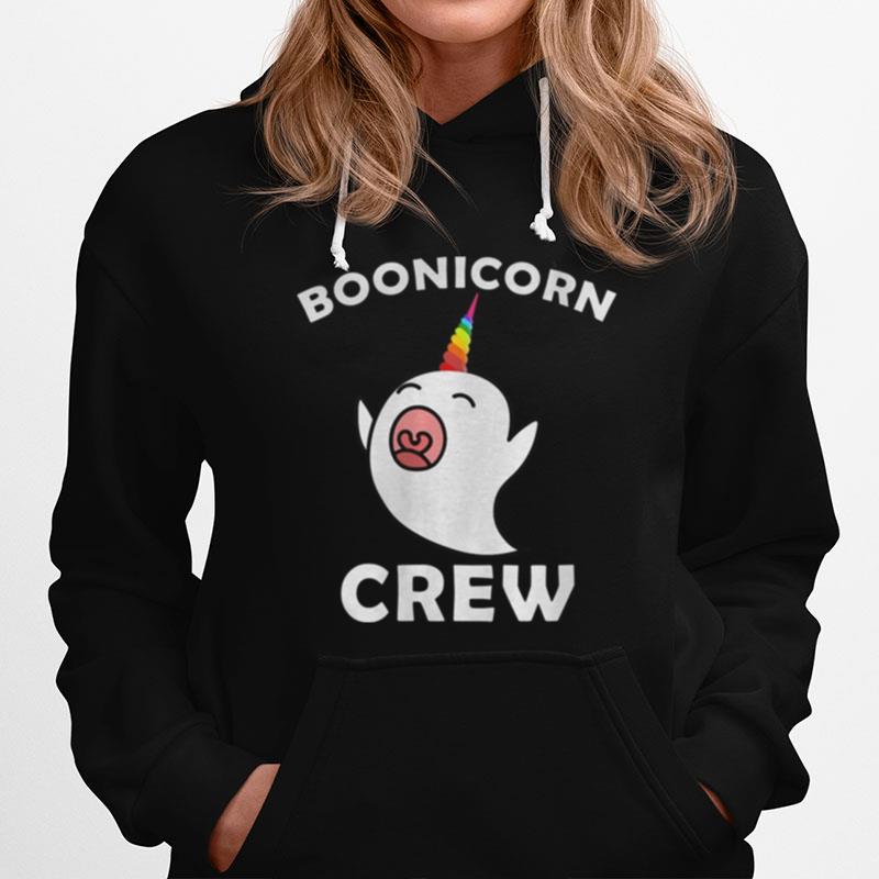 Boonicorn Crew Cute Halloween Unicorn Ghost Hoodie