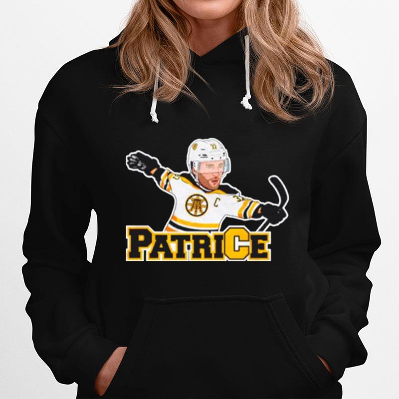 Boston Bruins Patrice Bergeron Hockey Cartoon Hoodie