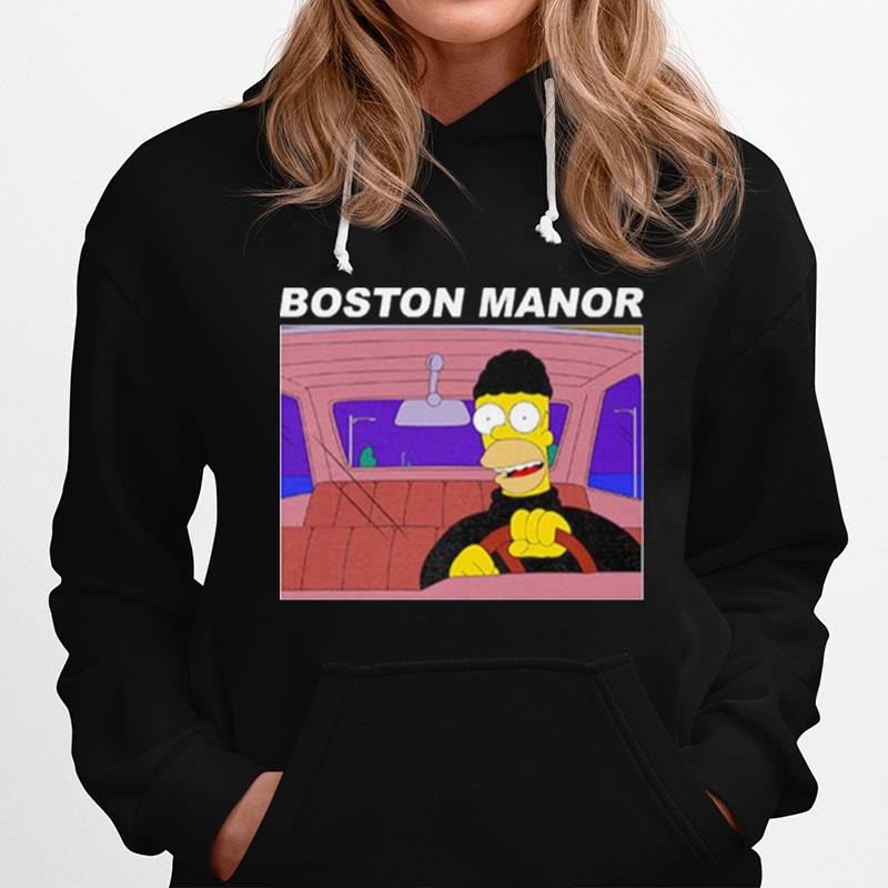 Boston Manor Homer Simpson Stealing Car Unisex Hoodie