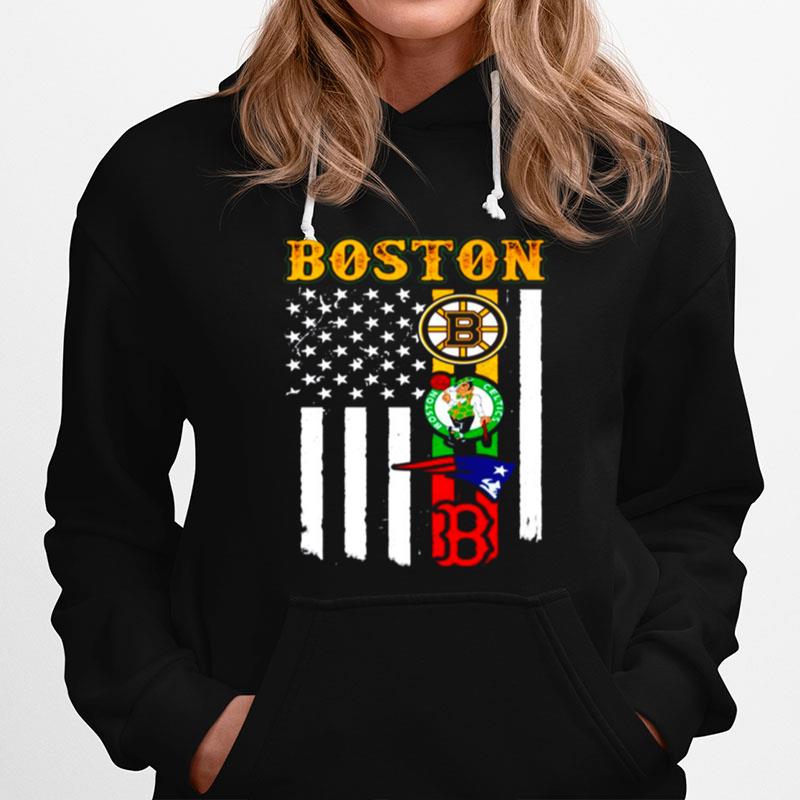 Boston Sports Teams American Flag T-Shirt