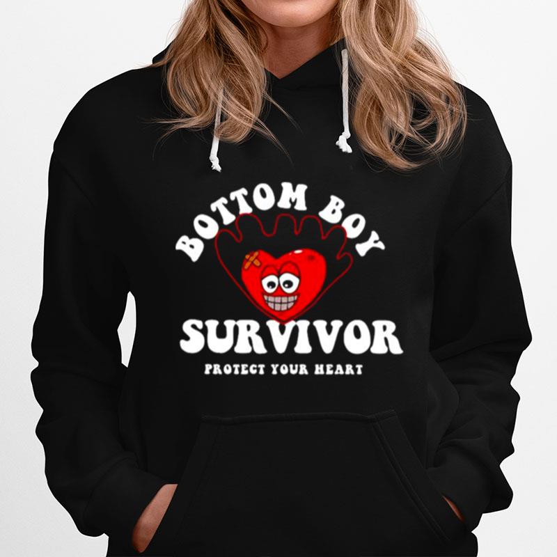 Bottom Boy Survivor Protect Your Heart Hoodie