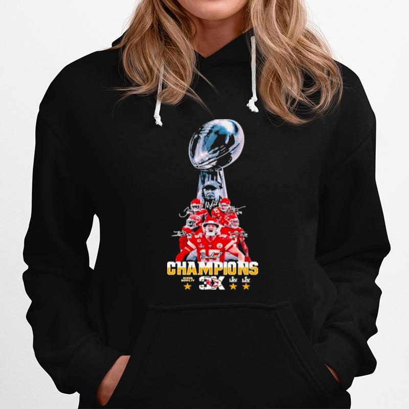 Bowl Cup Champions 3X Kansas City Hoodie