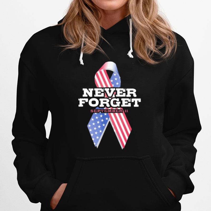 Breast Cancer American Never Forget September 11 Hoodie