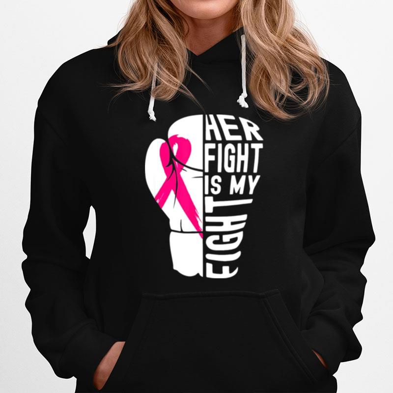 Breast Cancer Awareness Husband Support Squad Hoodie