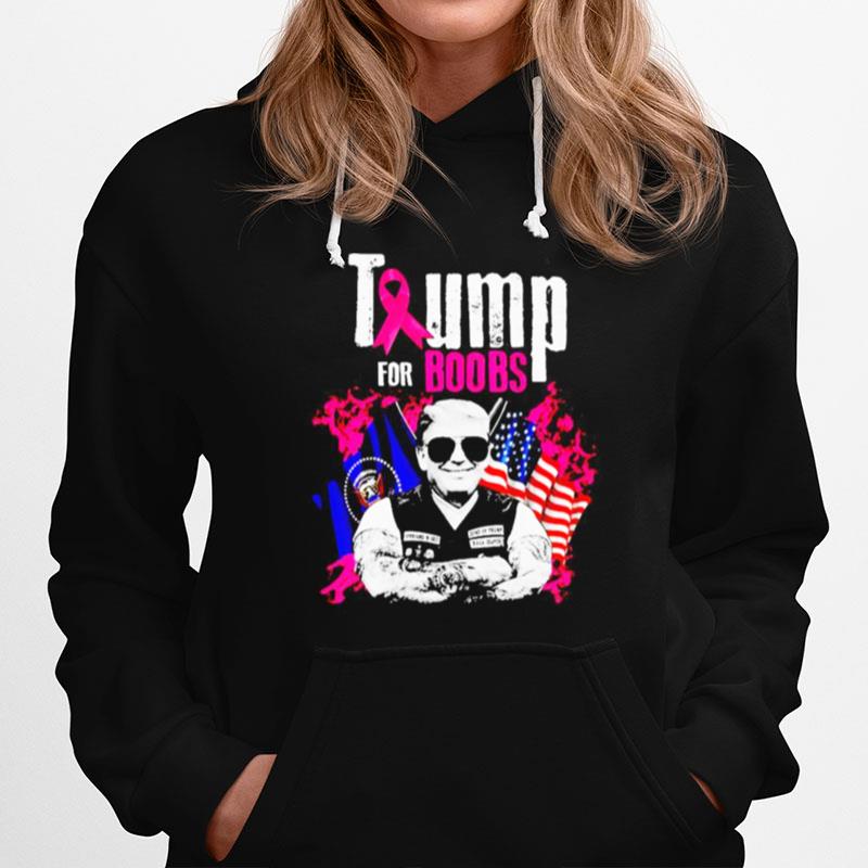 Breast Cancer Trump For Boobs Hoodie