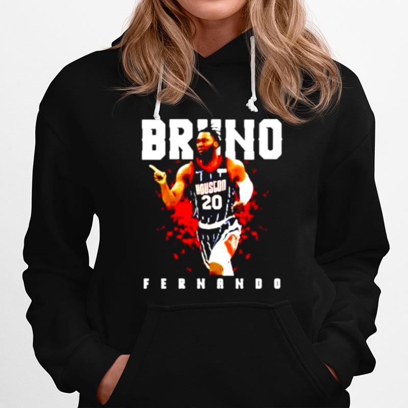 Bruno Fernando Houston Rockets Basketball Player Hoodie