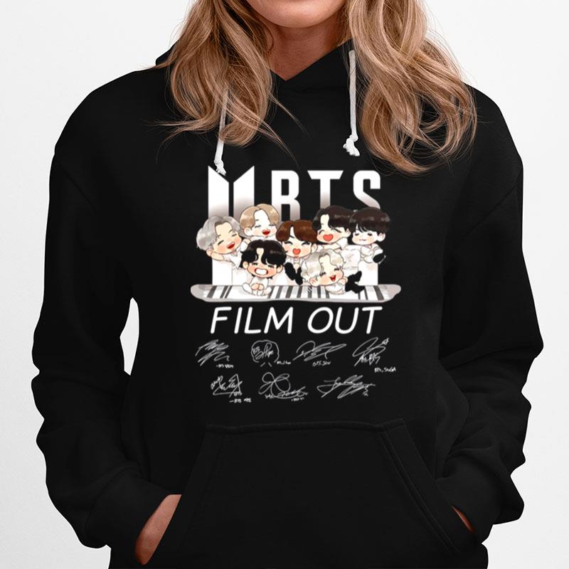 Bts Film Out Signatures Hoodie