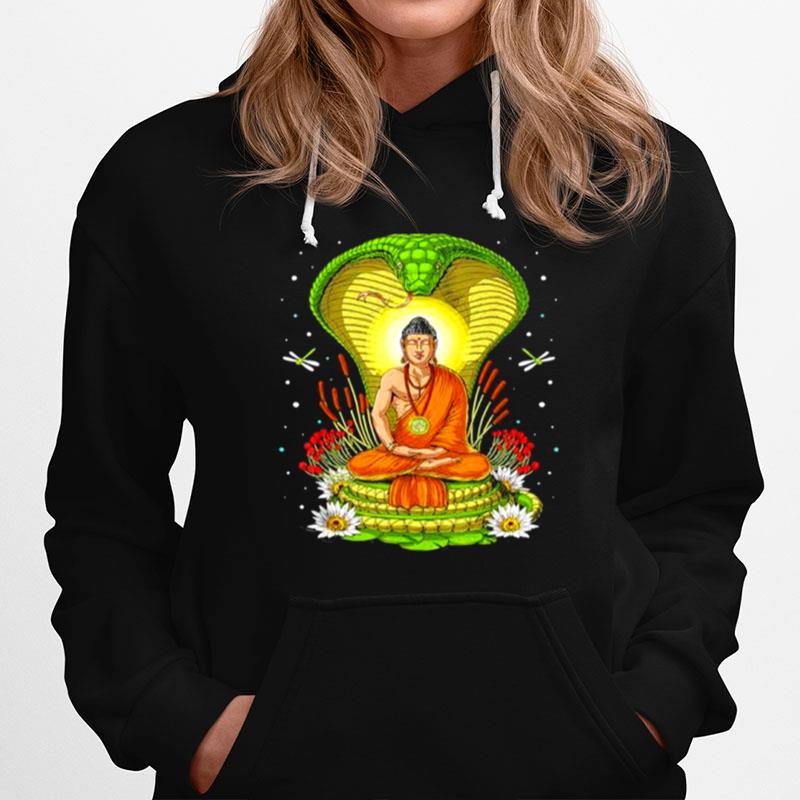 Buddha Ruhen Fotodruck Von Nilam Ram Hoodie