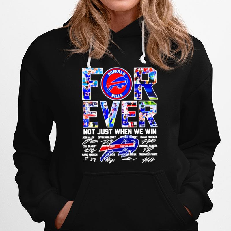 Buffalo Bills Love Forever All Legends All Signatures Hoodie