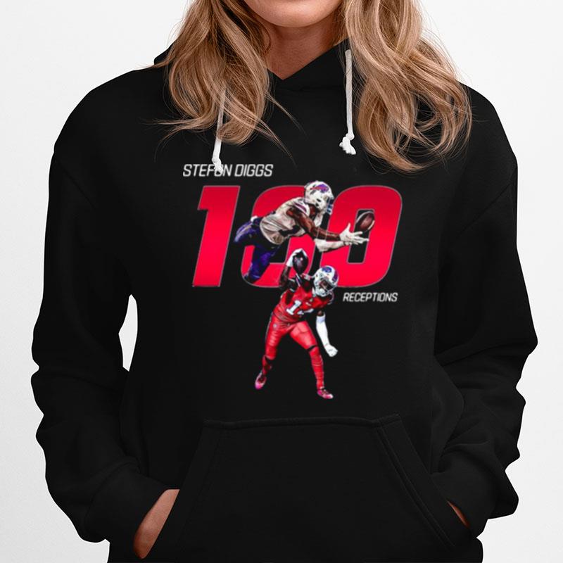 Buffalo Bills Stefon Diggs 100 Receptions Hoodie