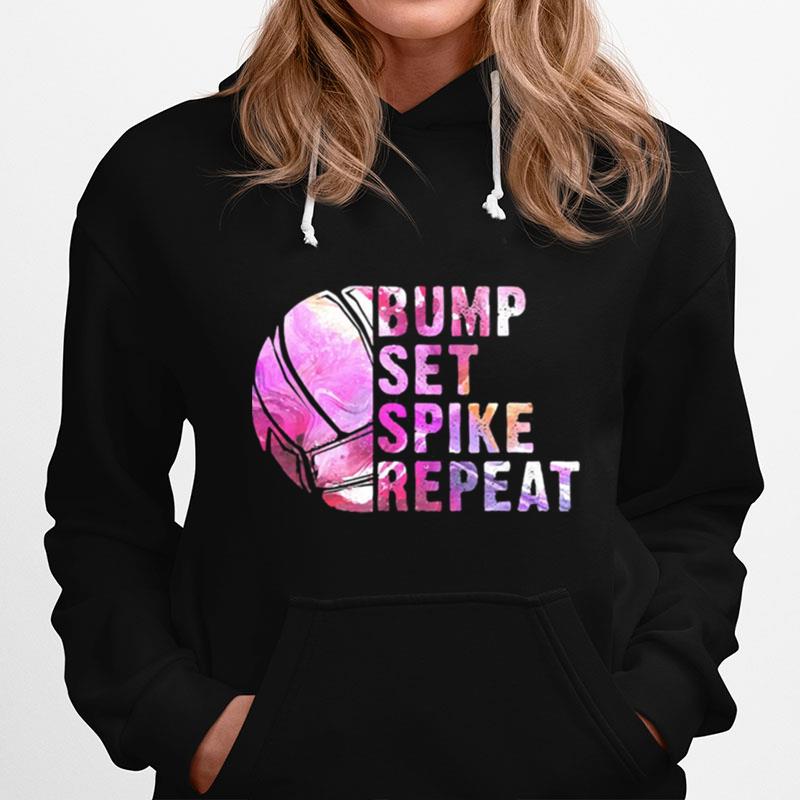 Bump Set Spike Repeat Tshirt Hoodie